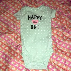 Baby girl, Light blue onsie